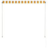 Retractable Awning 100x150 cm Yellow and White