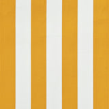 Retractable Awning 100x150 cm Yellow and White