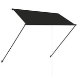 Retractable Awning with LED 250x150 cm Anthracite