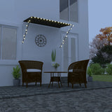 Retractable Awning with LED 250x150 cm Anthracite