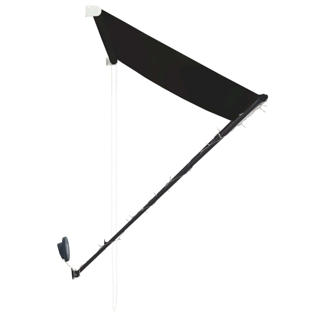 Retractable Awning with LED 350x150 cm Anthracite