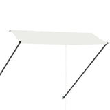 Retractable Awning with LED 300x150 cm Cream