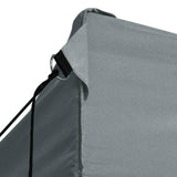 Professional Folding Party Tent with 4 Sidewalls 3x6 m Steel Anthracite