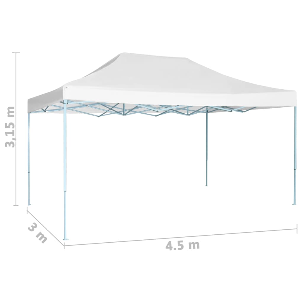 Foldable Party Tent 3x45 m White