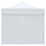 Folding Pop-up Party Tent with 8 Sidewalls 3x9 m White