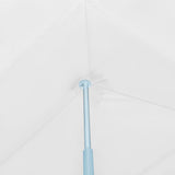 Folding Pop-up Party Tent with 8 Sidewalls 3x9 m White