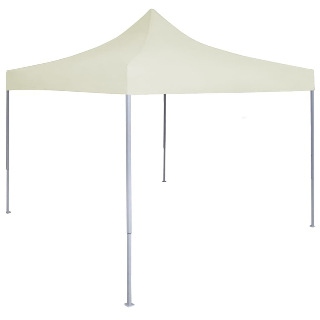 Professional Folding Party Tent 2x2 m Steel Cream