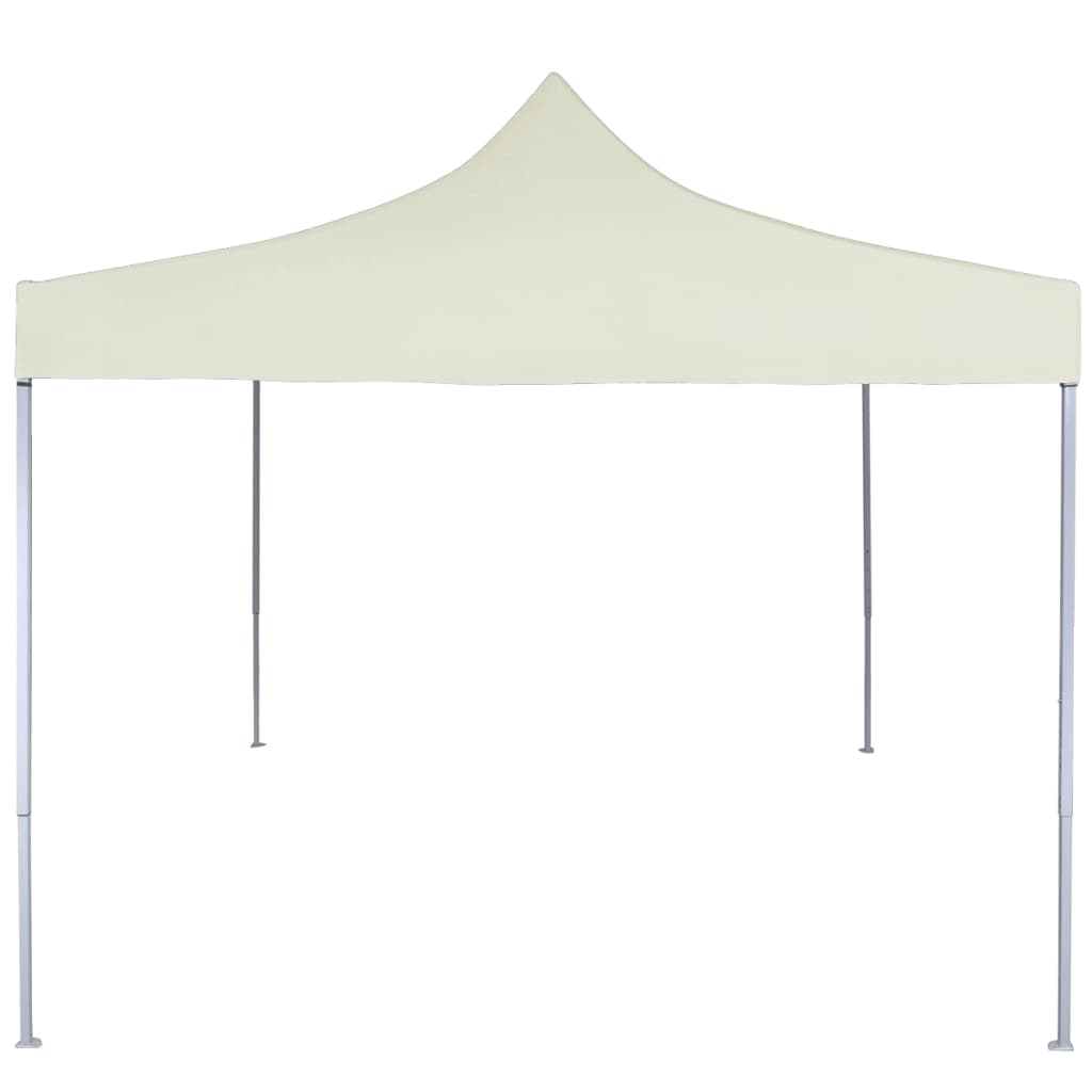 Professional Folding Party Tent 2x2 m Steel Cream