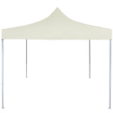 Professional Folding Party Tent 2x2 m Steel Cream