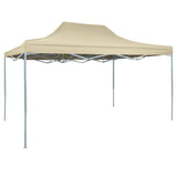 Professional Folding Party Tent 3x4 m Steel Cream