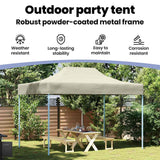 Professional Folding Party Tent 3x4 m Steel Cream