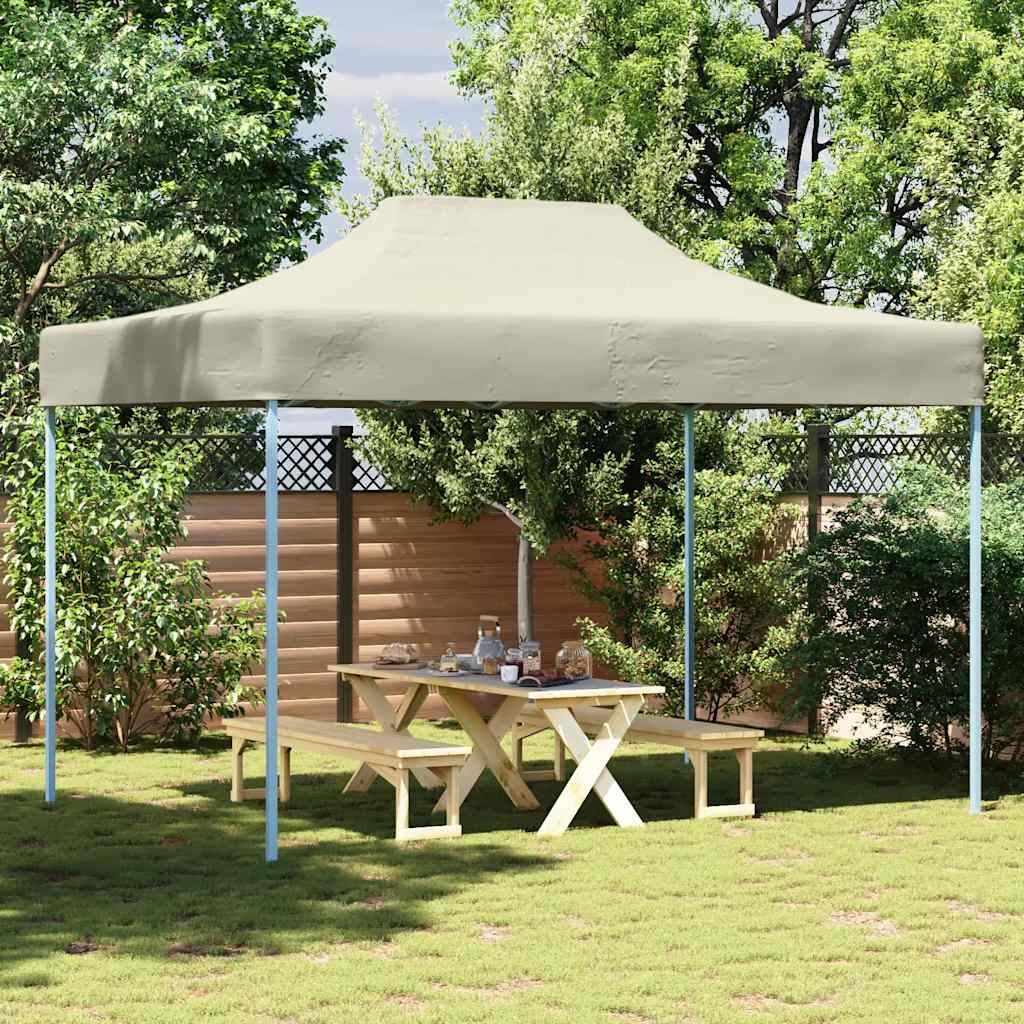 Professional Folding Party Tent 3x4 m Steel Cream