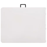 Folding Garden Table White 180x72x72 cm HDPE