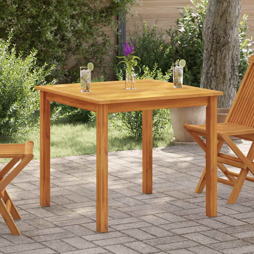 Garden Table 85x85x74 cm Solid Acacia Wood