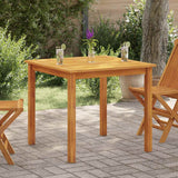 Garden Table 85x85x74 cm Solid Acacia Wood