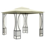 Gazebo with Nets 300x300x265 cm Cream