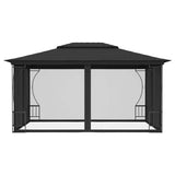 Gazebo with Nets 300x400x265 cm Anthracite