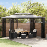 Gazebo with Nets 300x400x265 cm Anthracite
