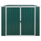 Garden Shed Green 195x198x159 cm Galvanised Steel