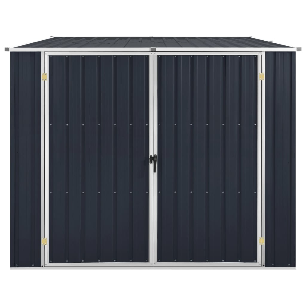 Garden Shed Anthracite 195x198x159 cm Galvanised Steel