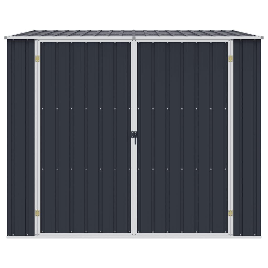 Garden Shed Anthracite 195x198x159 cm Galvanised Steel