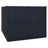 Garden Shed Anthracite 195x198x159 cm Galvanised Steel