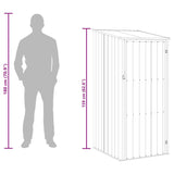 Garden Shed Green 87x98x159 cm Galvanised Steel