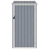 Garden Shed Grey 87x98x159 cm Galvanised Steel