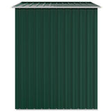 Garden Shed Green 205x129x183 cm Galvanised Steel