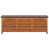 Garden Storage Box 150x50x55 cm Solid Eucalyptus Wood