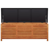 Garden Storage Box 150x50x55 cm Solid Eucalyptus Wood
