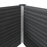 Garden Raised Bed 250x100x54 cm WPC Grey