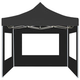 Professional Folding Party Tent with Walls Aluminium 2x2 m Anthracite