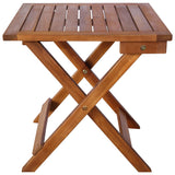 3 Piece Sunlounger with Tea Table Solid Acacia Wood