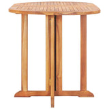 Folding Butterfly Garden Table 120x70x75 cm Solid Teak Wood