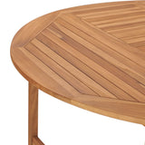 Garden Table 150x76 cm Solid Teak Wood