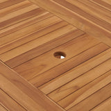 Garden Table 150x76 cm Solid Teak Wood