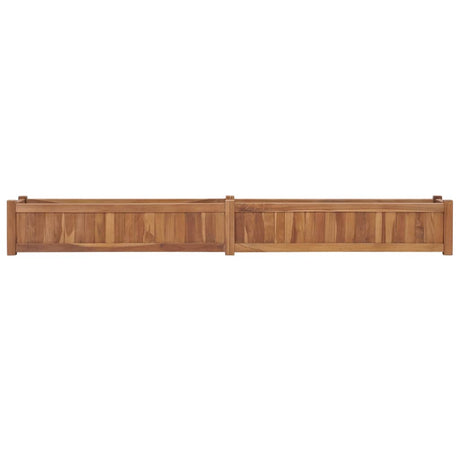 Raised Bed 200x30x25 cm Solid Teak Wood