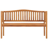 Garden Bench 150 cm Solid Teak Wood