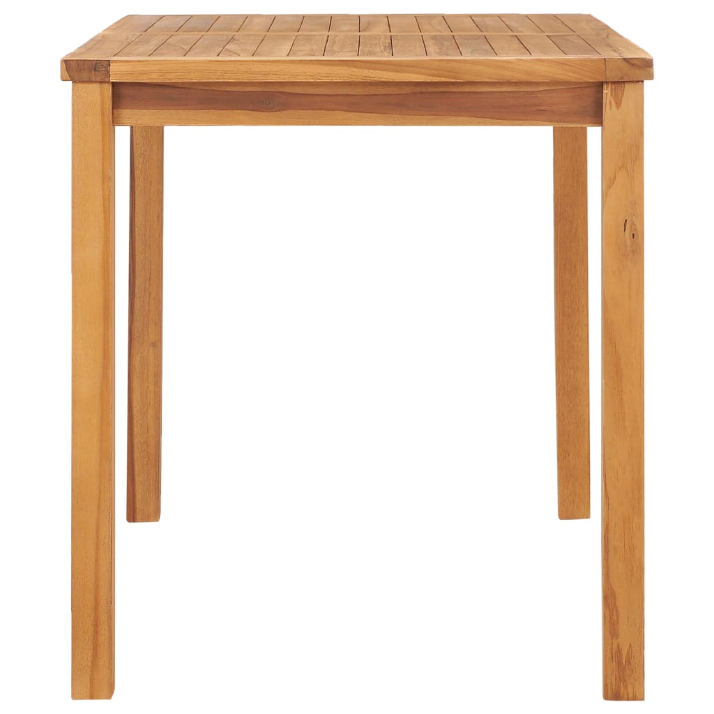 Garden Dining Table 120x70x77 cm Solid Teak Wood