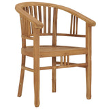 Garden Chairs 2 pcs Solid Teak Wood