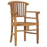 Garden Chairs 2 pcs Solid Teak Wood