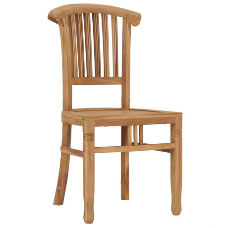 Garden Chairs 2 pcs Solid Teak Wood