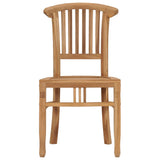 Garden Chairs 2 pcs Solid Teak Wood