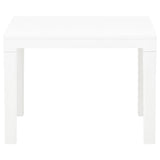 Garden Benches 2 pcs White Plastic