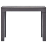 Garden Benches 2 pcs Mocca Plastic