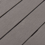 Garden Benches 2 pcs Mocca Plastic