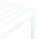 Garden Table White 78x78x72 cm Plastic