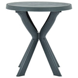 Bistro Table Green Ø70 cm Plastic