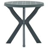 Bistro Table Green Ø70 cm Plastic